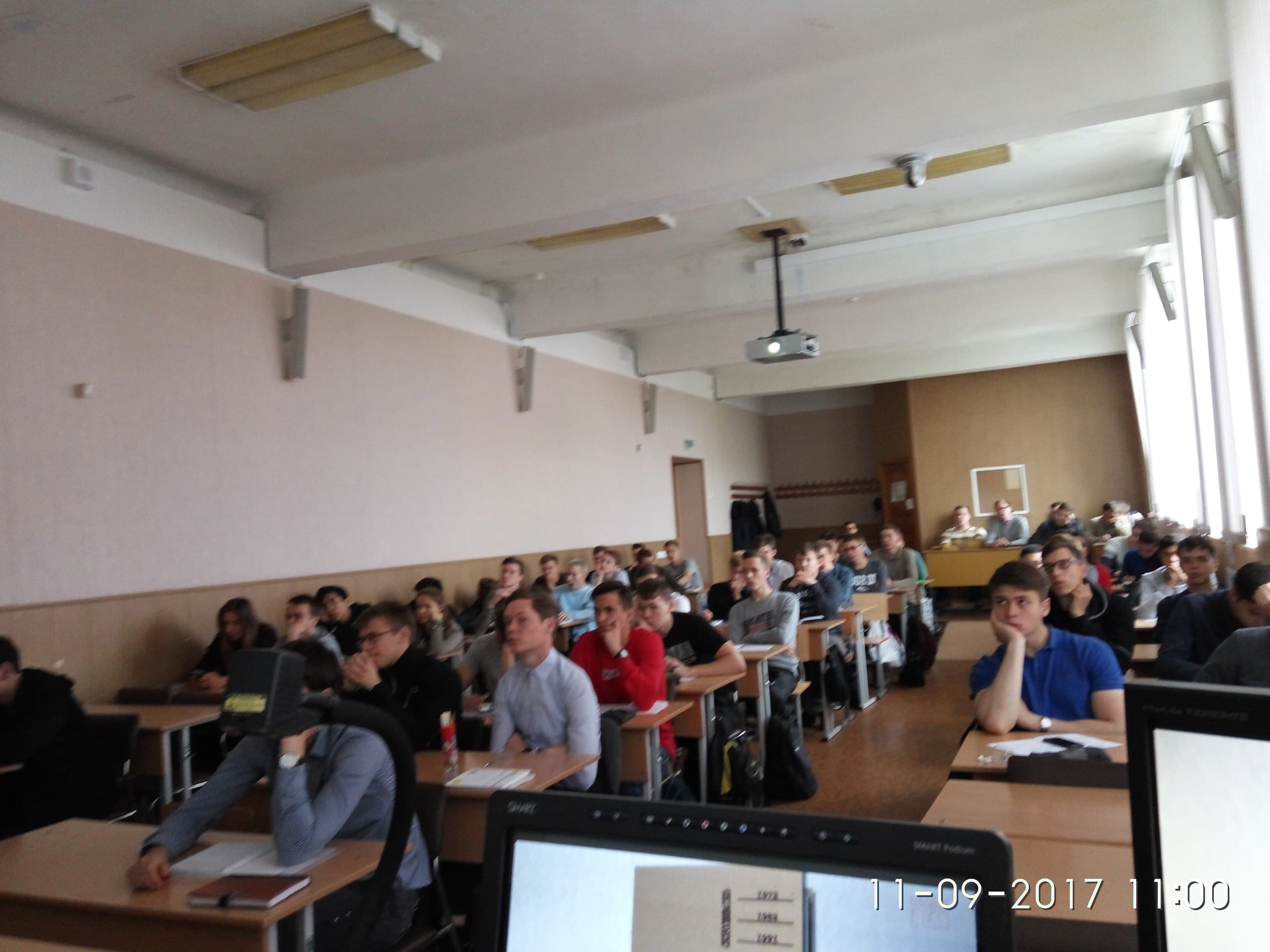 В «День Трезвости» прошла первая в этом учебном году лекция в УрФУ для студентов первого курса