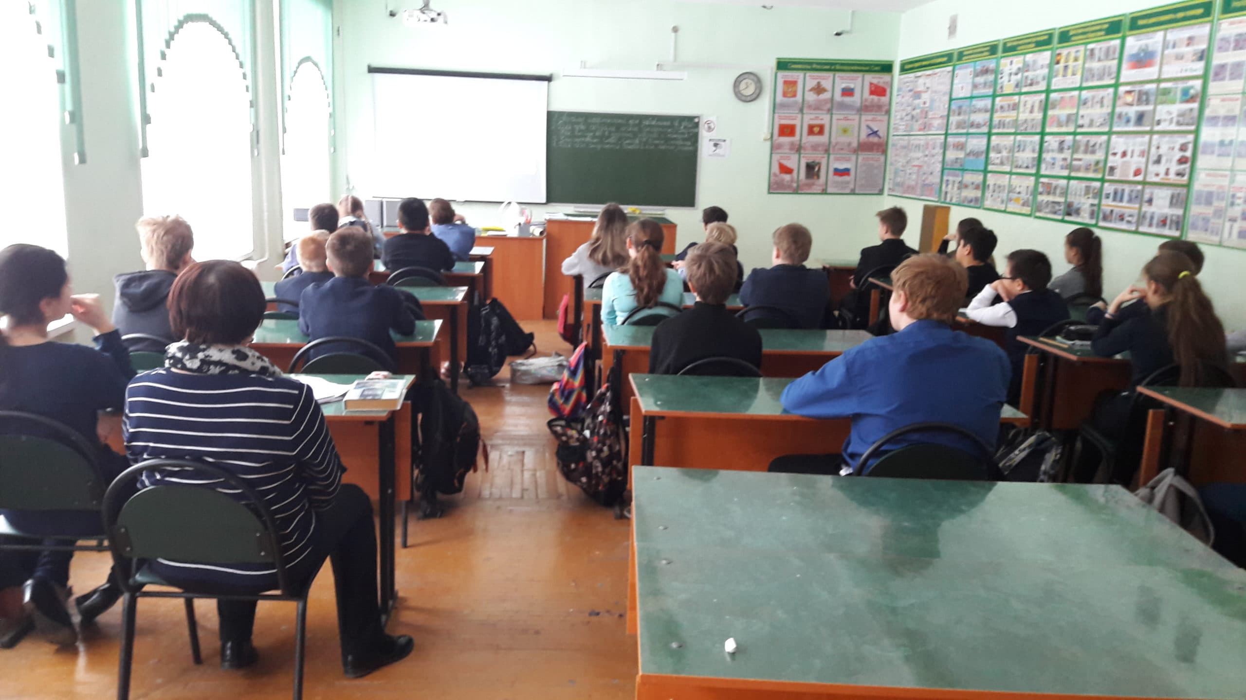 Общее дело у школьников 7 А класса Лицея №14 города Владимир
