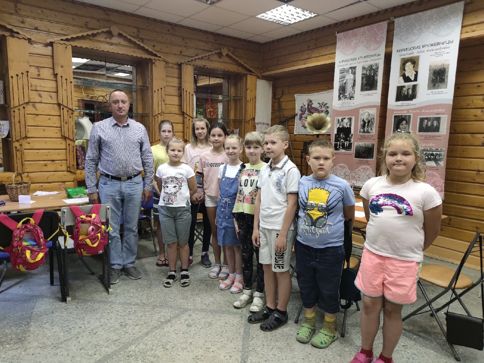Встреча с ребятами в детском досуговом клубе «Умные каникулы» г.Кириши